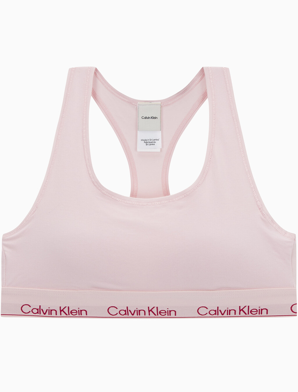 Buy 여성 아이콘 코튼 모달 AF 레이서백 브라렛 in color Pink