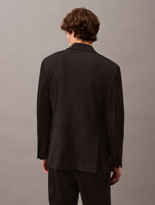 Buy 남성 롱슬리브 울 더블 브레스티드 블레이저 in color BLACK BEAUTY