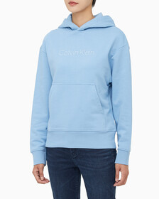 Buy 여성 릴렉스핏 스탠다드 로고 후디 in color GLACIER  LAKE