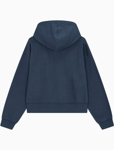 Buy 여성 아카이브 로고 플리스 후디 in color NAVY