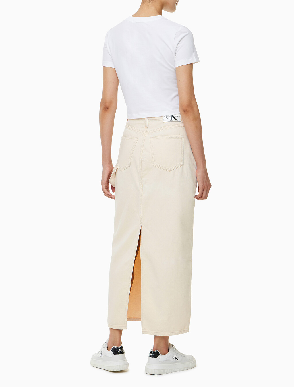 Buy 여성 맥시 카고 포켓 스커트 in color CHALKY BLUE