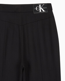 Buy 여성 밀라노 테이퍼드 플레어팬츠 in color CK BLACK