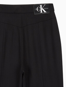 Buy 여성 밀라노 테이퍼드 플레어팬츠 in color CK BLACK