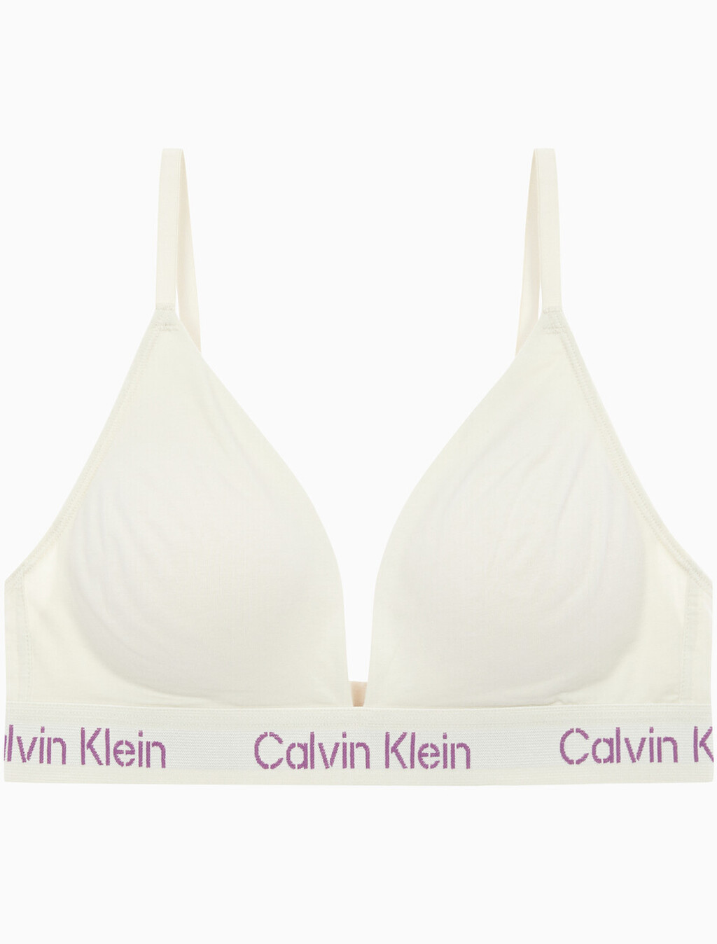 Buy 여성 스텐실 로고 모던코튼 트라이앵글 in color BONE WHITE