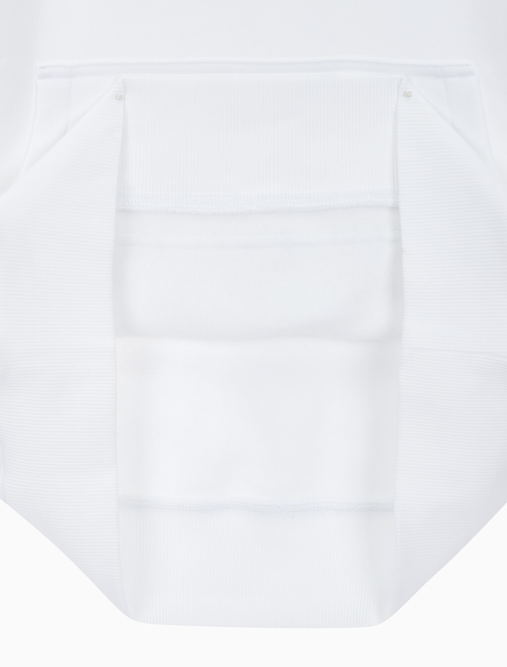 Buy 남성 롱슬리브 릴렉스핏 모노그램 기모후디 in color BRIGHT WHITE