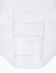 Buy 남성 롱슬리브 릴렉스핏 모노그램 기모후디 in color BRIGHT WHITE