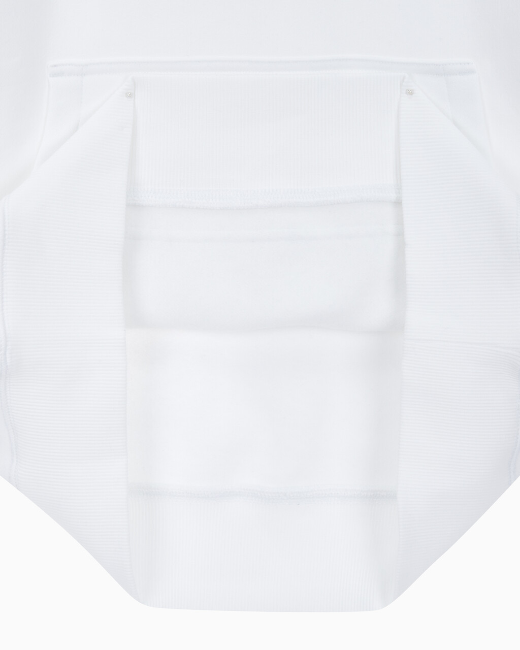 Buy 남성 롱슬리브 릴렉스핏 모노그램 기모후디 in color BRIGHT WHITE