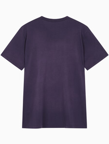 Buy 남성 소프트 페이디드 로고 크루넥 반팔 티셔츠 in color NIGHT SHADE/BONE WHITE LOGO