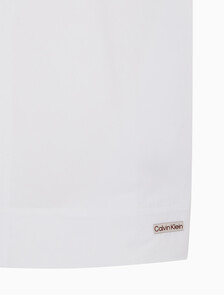 Buy 여성 캐주얼 오프 바디 셔츠 드레스 in color BRILLIANT WHITE