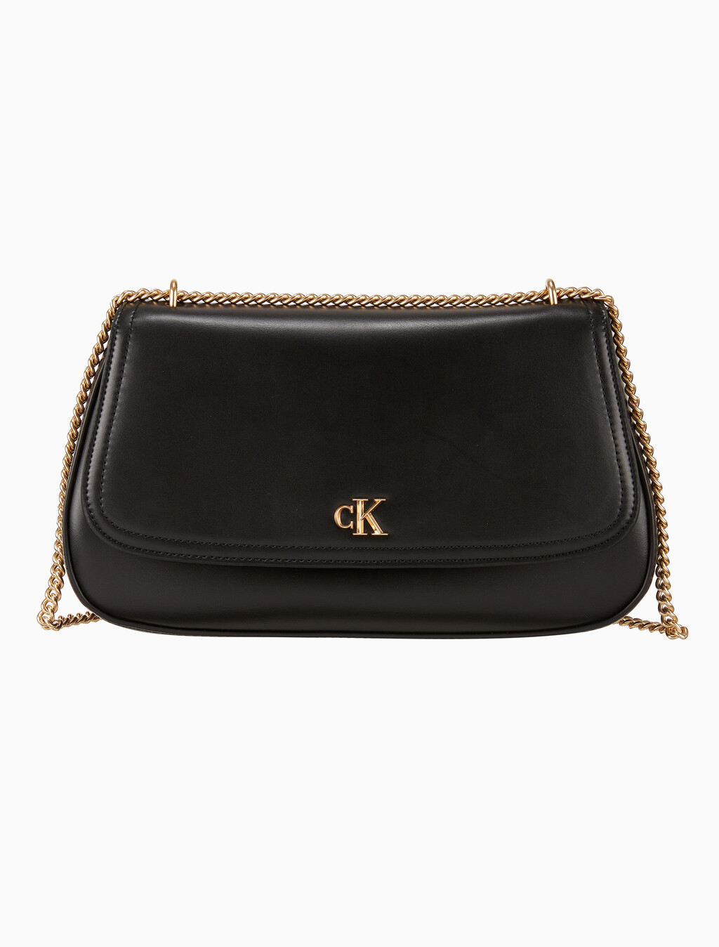 Buy 여성 하드웨어 모노그램 컨버티블 체인 미디움 백 in color Black