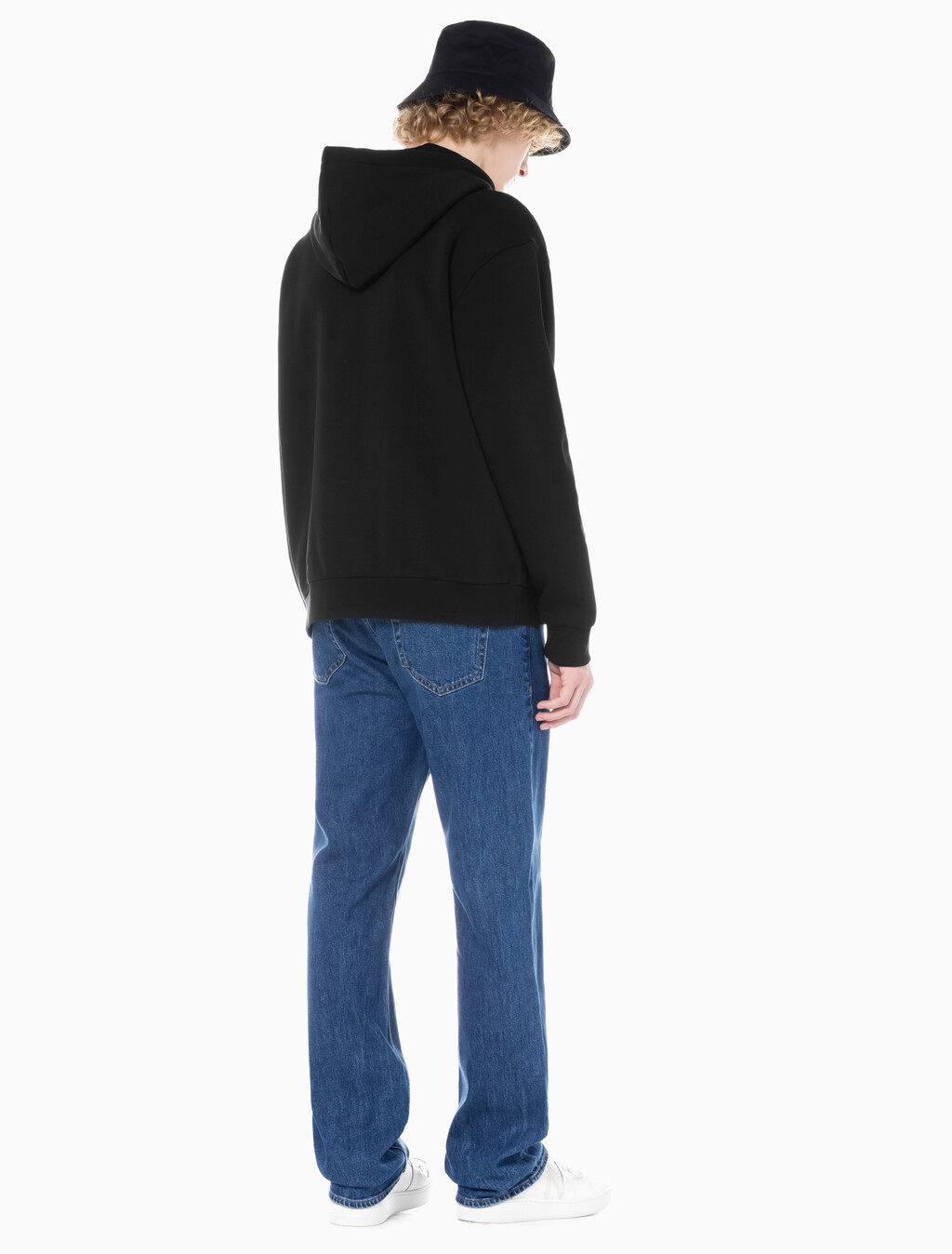 Buy 남성 90's 스트레이트핏 미드블루 데님 in color MID BLUE BACK EMBRO