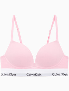 Buy 여성 모던코튼 AF 푸쉬업 브라 in color BUFF PINK
