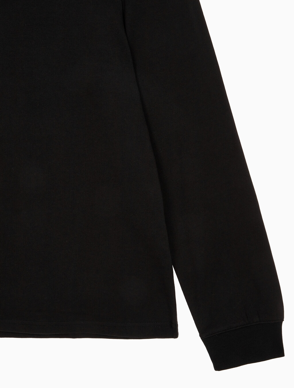 Buy 남성 릴렉스핏 스프레이 박스 긴팔 티셔츠 in color CK BLACK