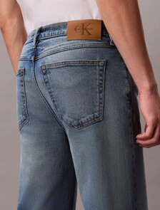 Buy 90S 스트레이트핏 진 in color Mid blue