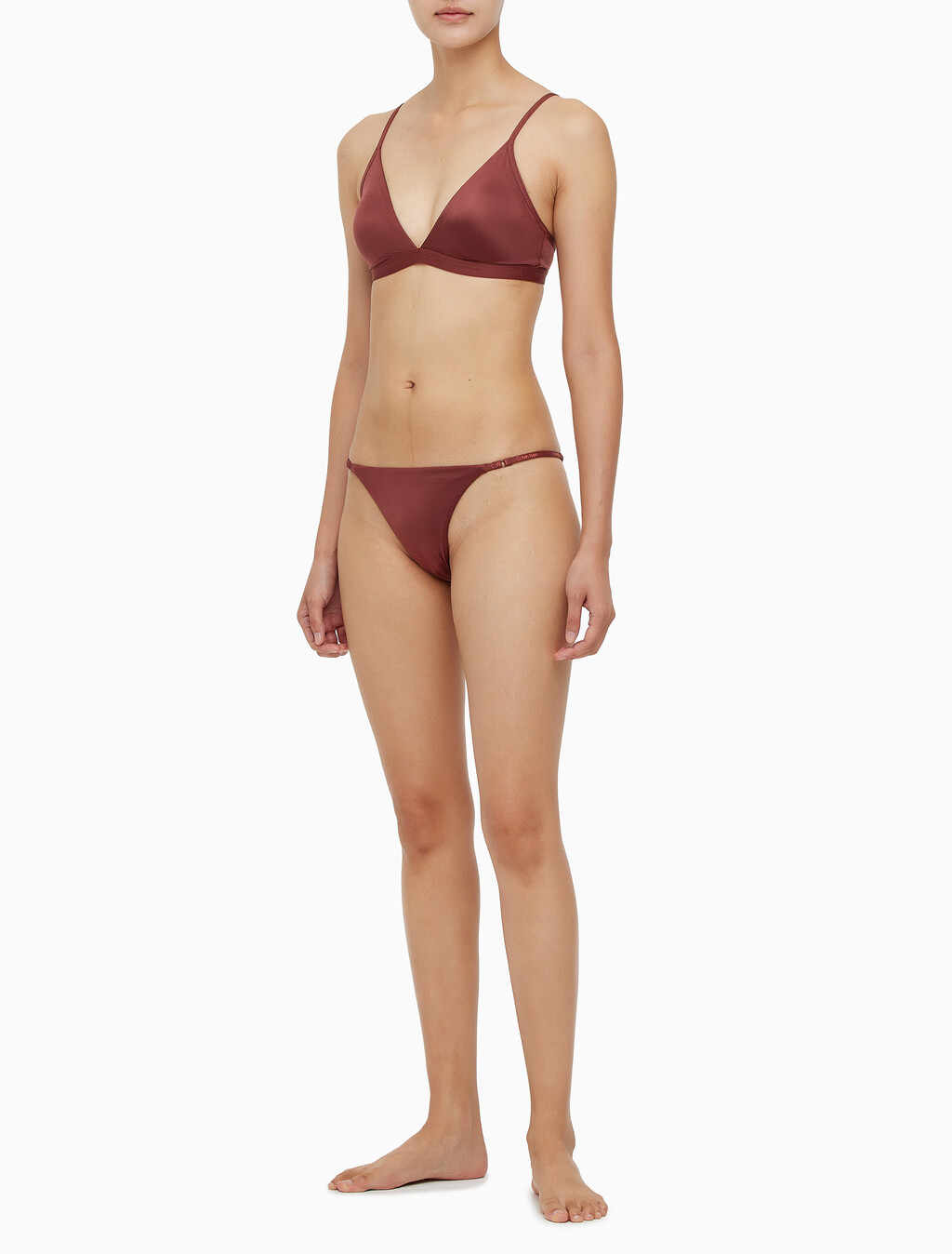 Buy 여성 폼투바디 러스터 트라이앵글 in color DARK BROWN