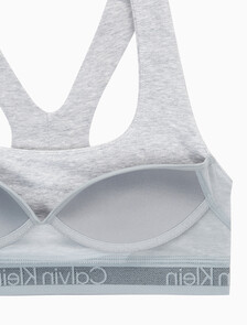 Buy 여성 에슬레틱 코튼 AF 라이틀리 라인드 브라렛 in color ATHLETIC GREY HEATHER