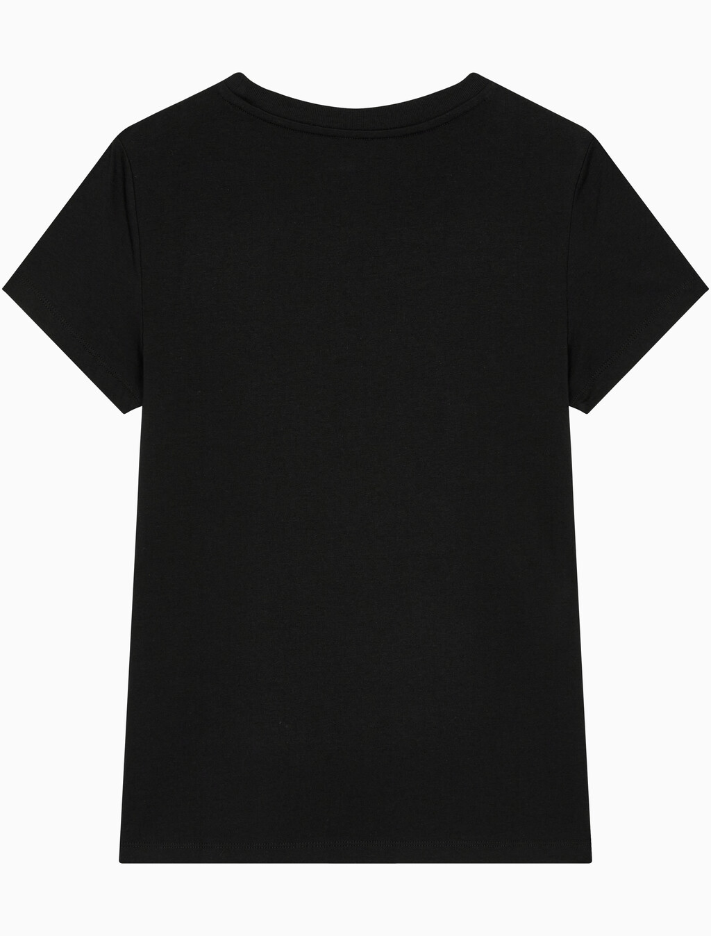 Buy 여성 슬림핏 인스티튜셔널 로고 반팔 티셔츠 in color CK BLACK