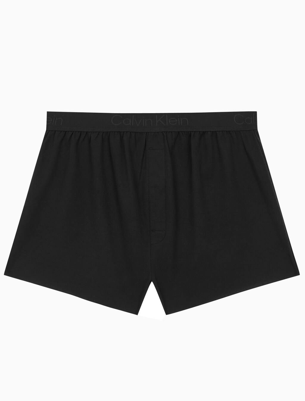 Buy 남성 CK 블랙 슬립 니트 박서 in color BLACK