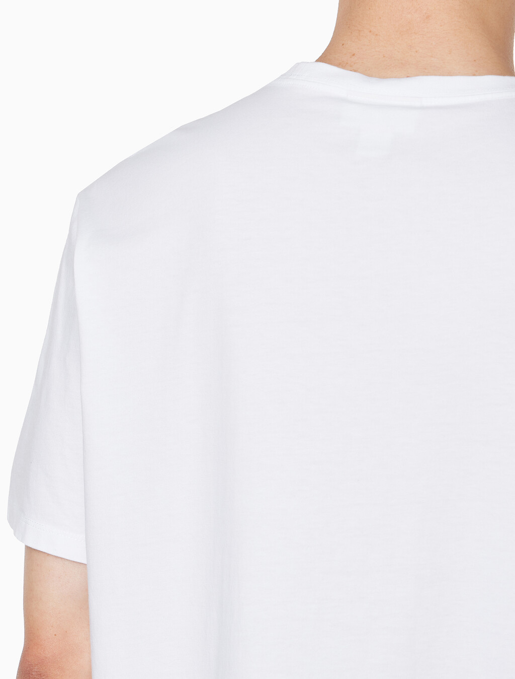 Buy 남성 릴렉스핏 퍼프 AOP 로고 반팔 티셔츠 in color BRILLIANT WHITE