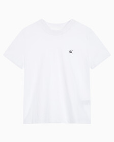 Buy 여성 릴렉스핏 아카이브 로고 크루넥 반팔 티셔츠 in color BRILLIANT WHITE