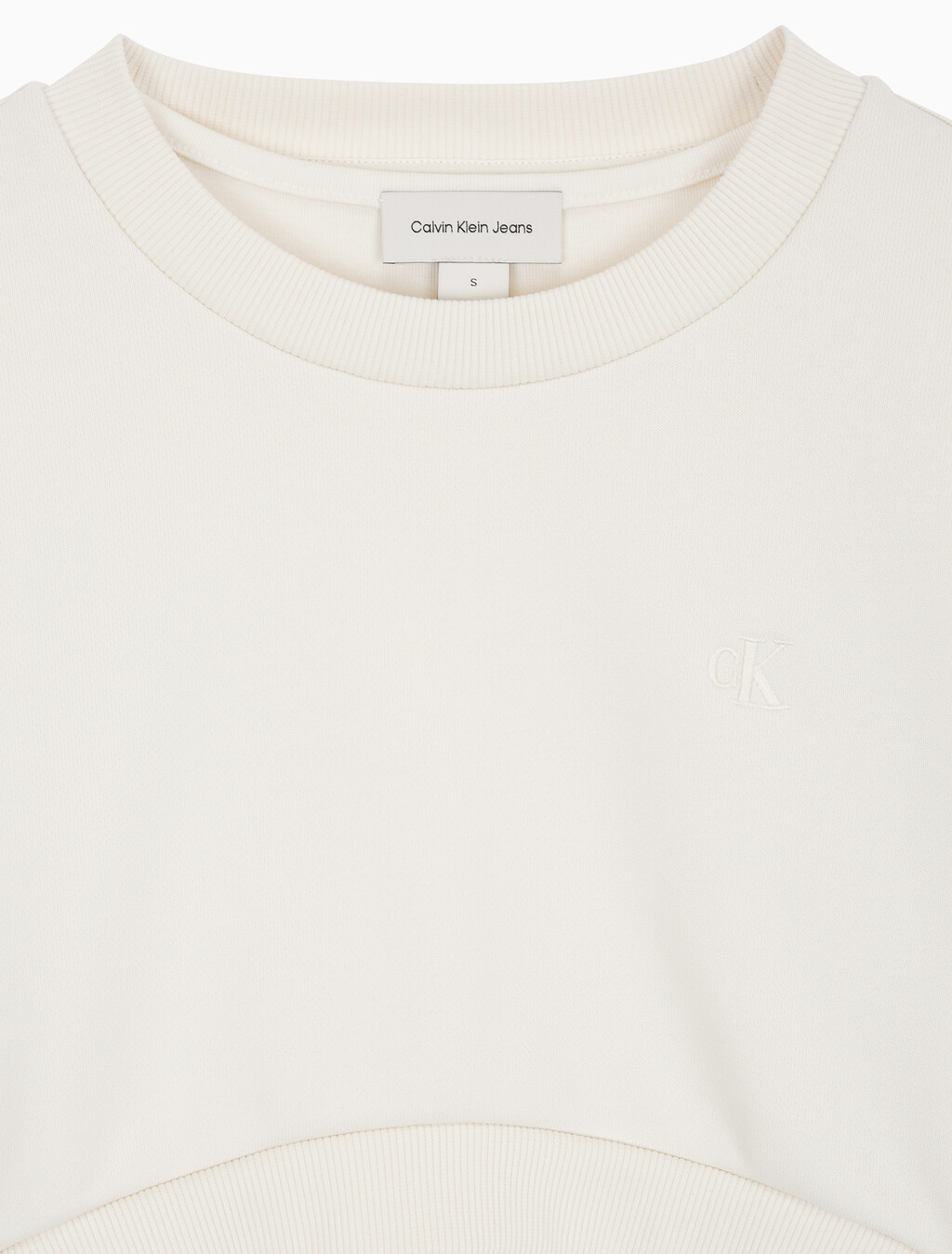 Buy 여성 2 IN 1 크루 풀오버 in color WHITE