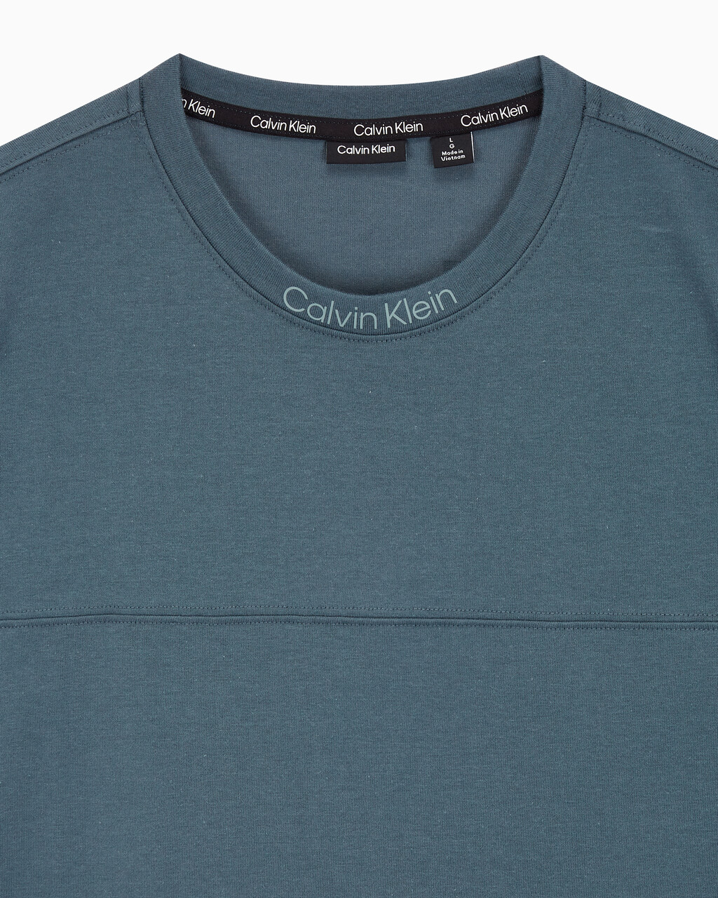 Buy 남성 릴렉스핏 저지 숏슬리브 티셔츠 in color OCEAN TEAL/ BLK