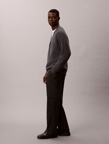 Buy 남성 90S 스트레이트핏 코튼 워크웨어 팬츠 in color PIRATE BLACK