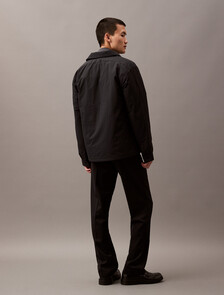 Buy 남성 롱슬리브 크링클 나일론 셔츠 자켓 in color BLACK BEAUTY