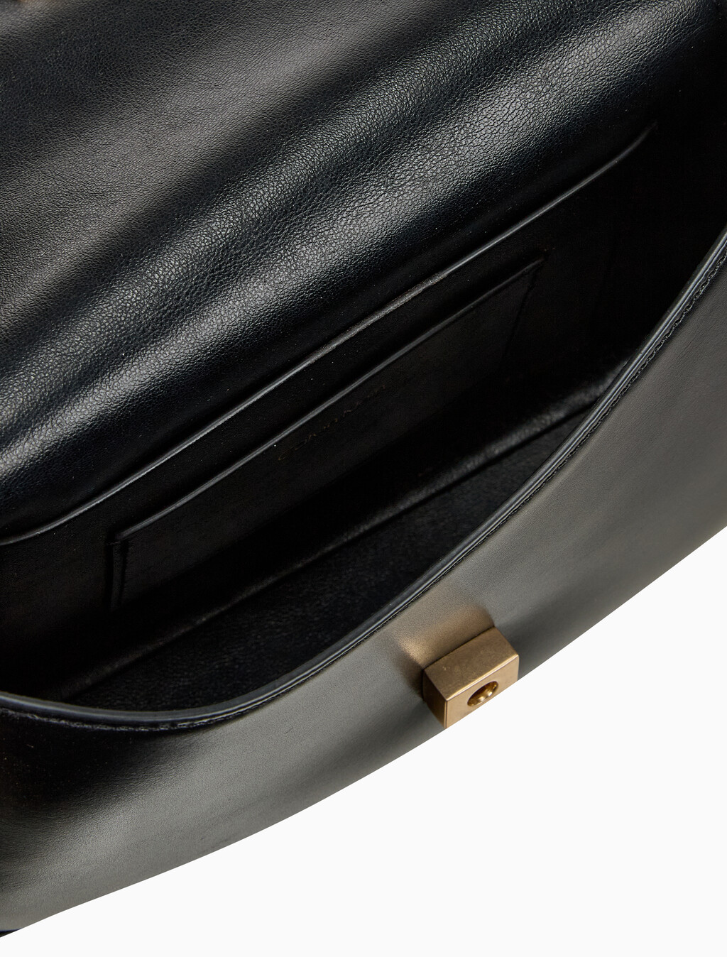 Buy 여성 하드웨어 모노그램 플랩 카메라 백 in color BLACK