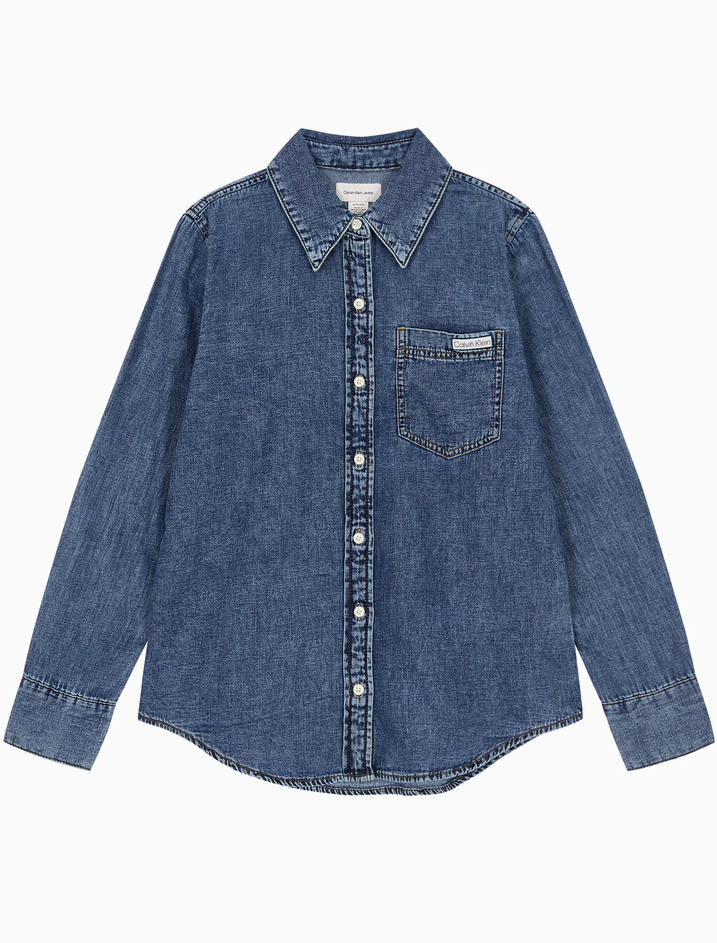 Buy 여성 클래식 데님 셔츠 in color Denim Blue