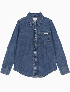 Buy 여성 클래식 데님 셔츠 in color Denim Blue