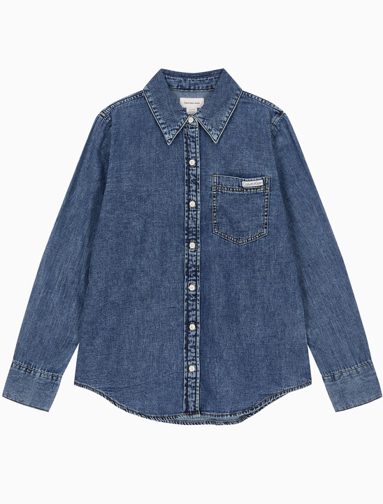 여성 클래식 데님 셔츠