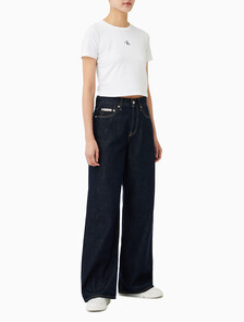 Buy 여성 와이드레그 에코 데님 in color RINSE BLUE