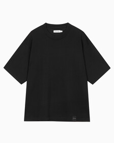 Buy 남성 숏슬리브 컴팩트 저지 티 in color BLACK BEAUTY
