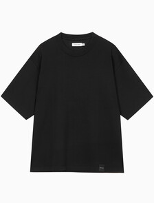 Buy 남성 숏슬리브 컴팩트 저지 티 in color BLACK BEAUTY