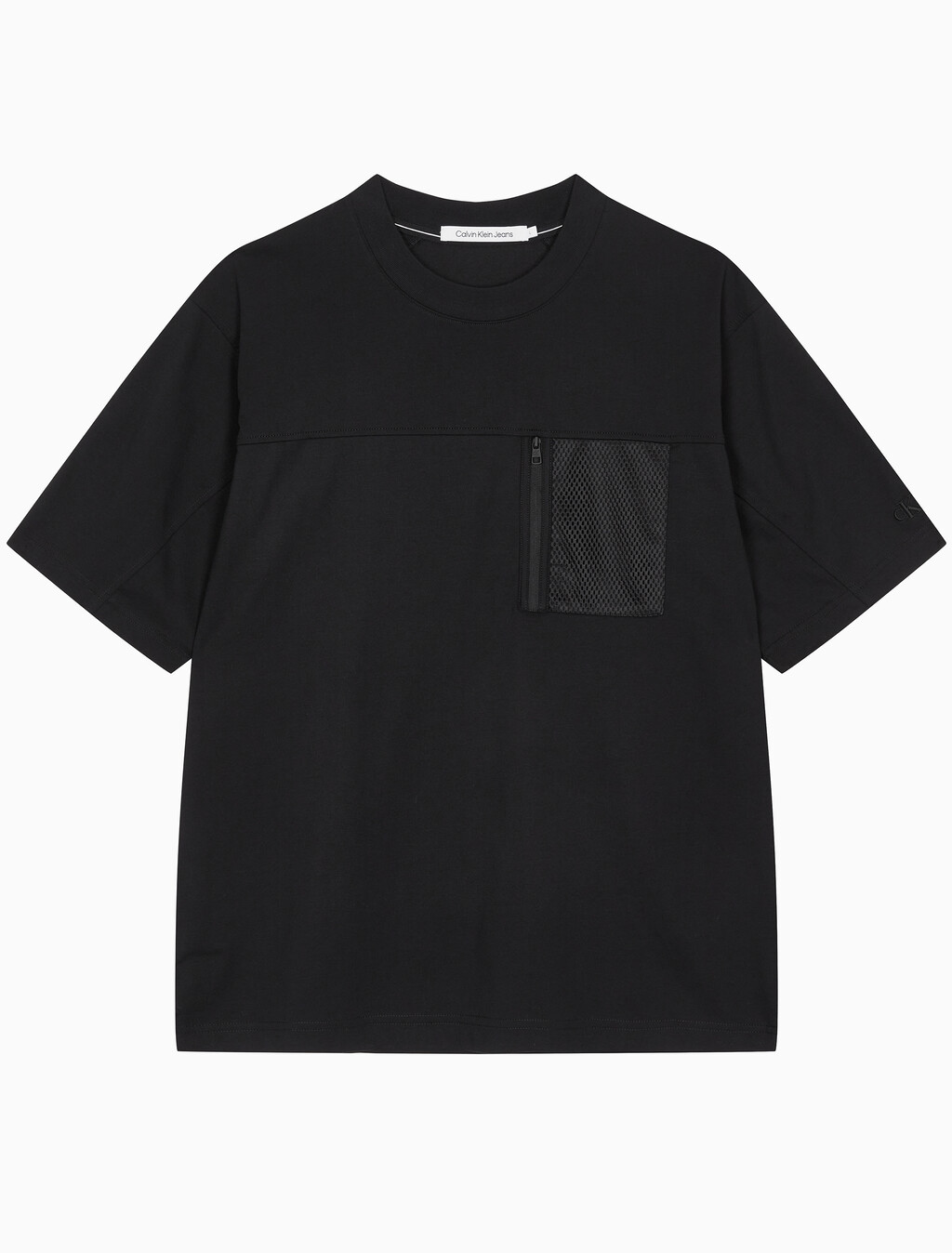 Buy 남성 릴렉스핏 기능성 포켓 반팔 티셔츠 in color CK BLACK