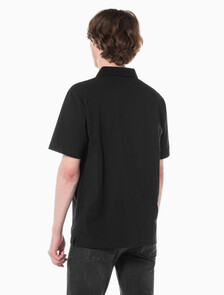 Buy 남성 릴렉스핏 피케 폴로 반팔 티셔츠 in color CK BLACK