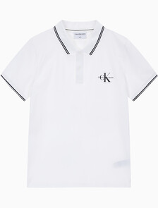 Buy 남성 슬림핏 폴로 반팔 티셔츠 in color BRIGHT WHITE