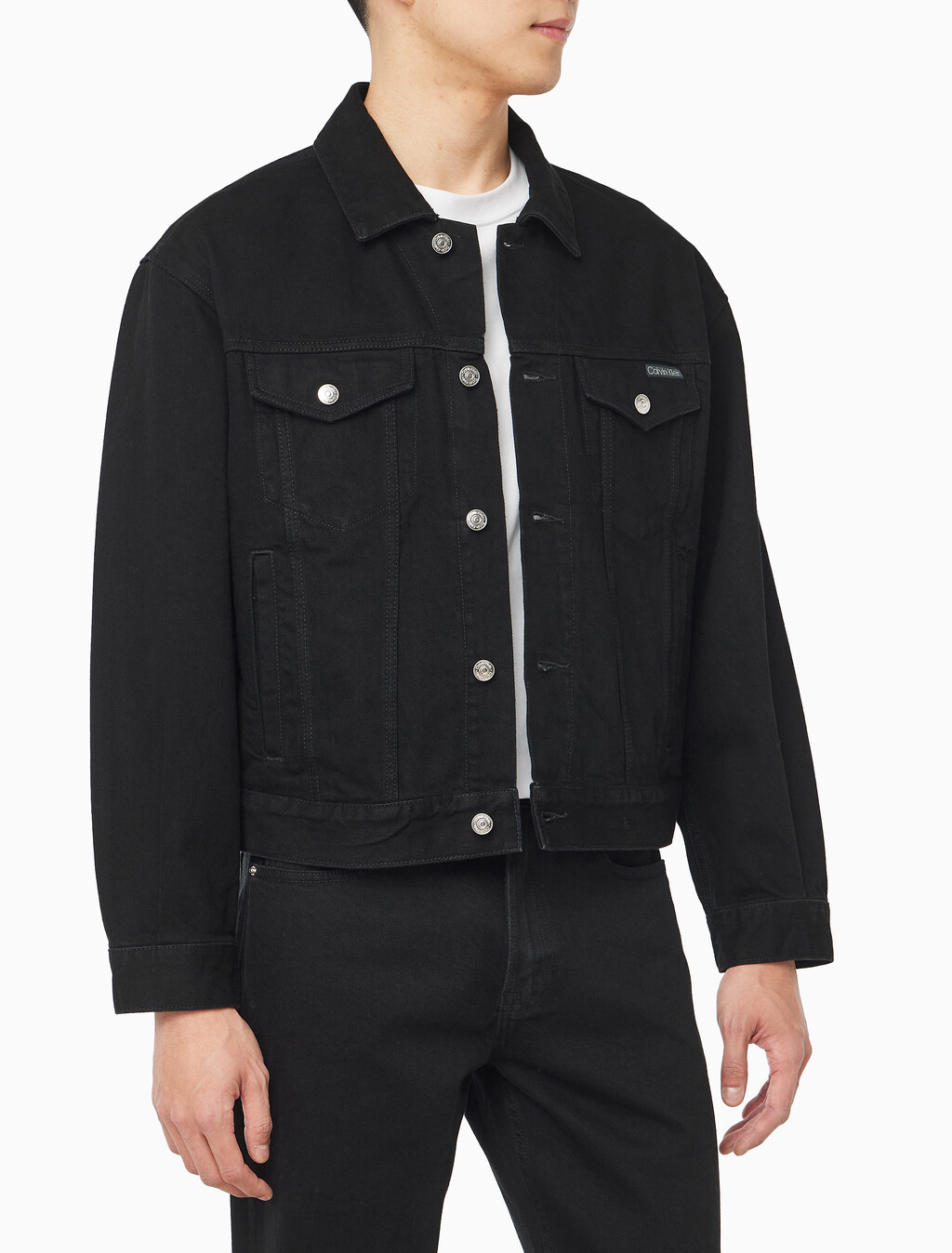 Buy 90S 트러커 자켓 in color BLACK