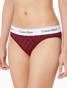 Buy 여성 아이콘 코튼 모달 AF 비키니 in color Red