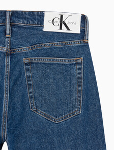 Buy 남성 90's 스트레이트핏 미드블루 데님 in color MID BLUE BACK EMBRO