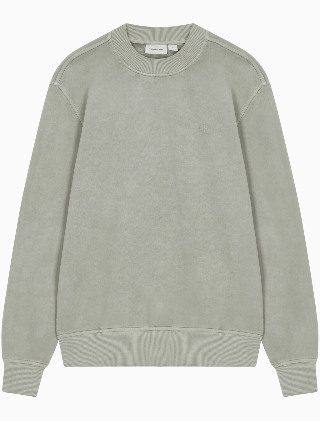 Buy 남성 릴렉스핏 빈티지 워시 맨투맨 스웻셔츠 in color KHAKI BEIGE