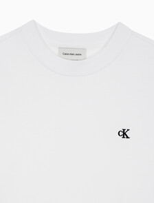 Buy 여성 아카이브 로고 크루넥 반팔 티셔츠 in color BRILLIANT WHITE