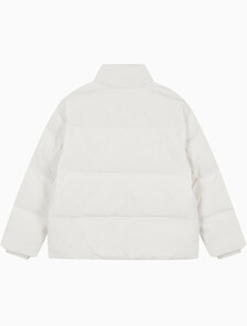 Buy 여성 숏 렝스 스탠드 카라 푸퍼 in color Ivory