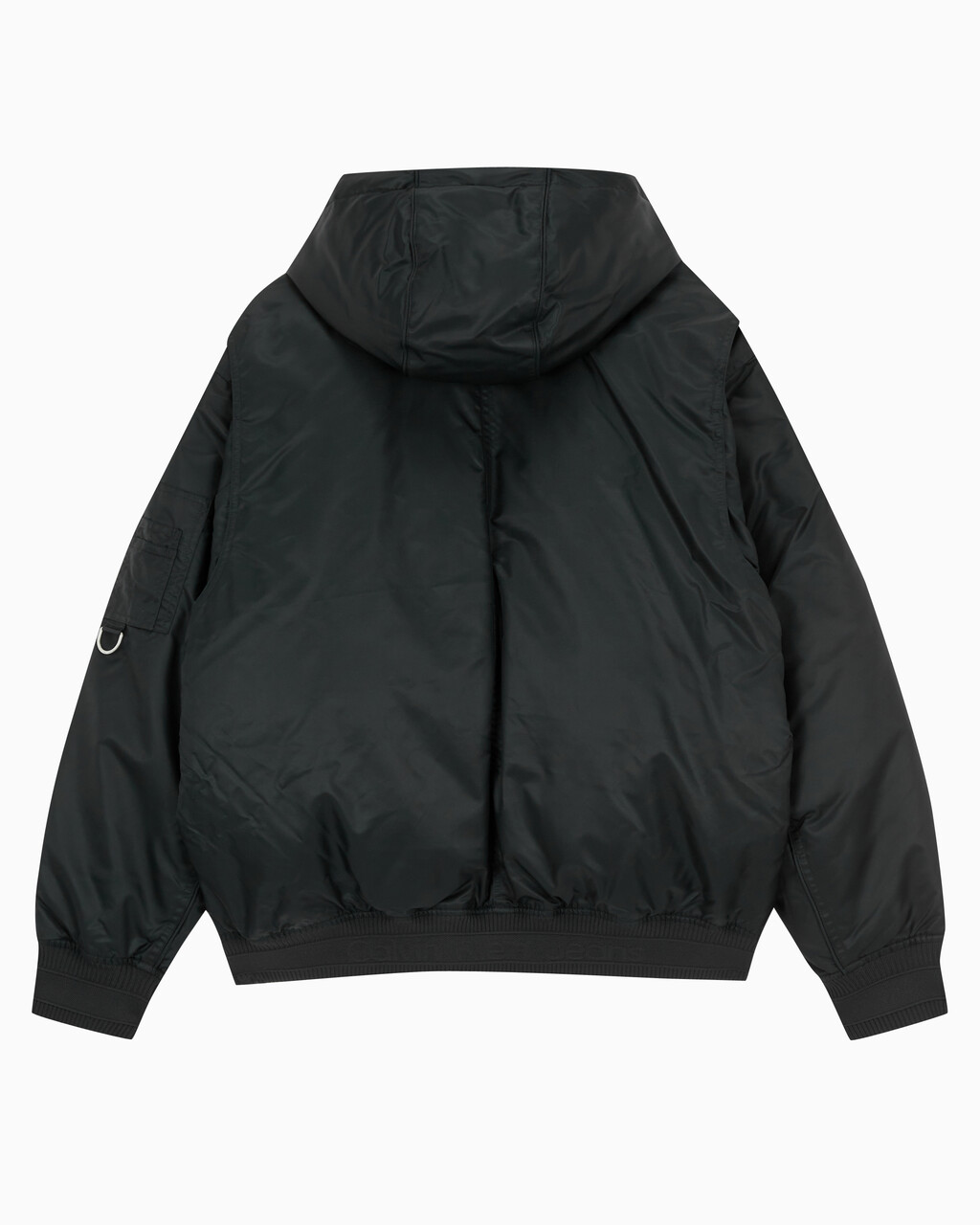 Buy 남성 후디 보머 다운 자켓 in color CK BLACK