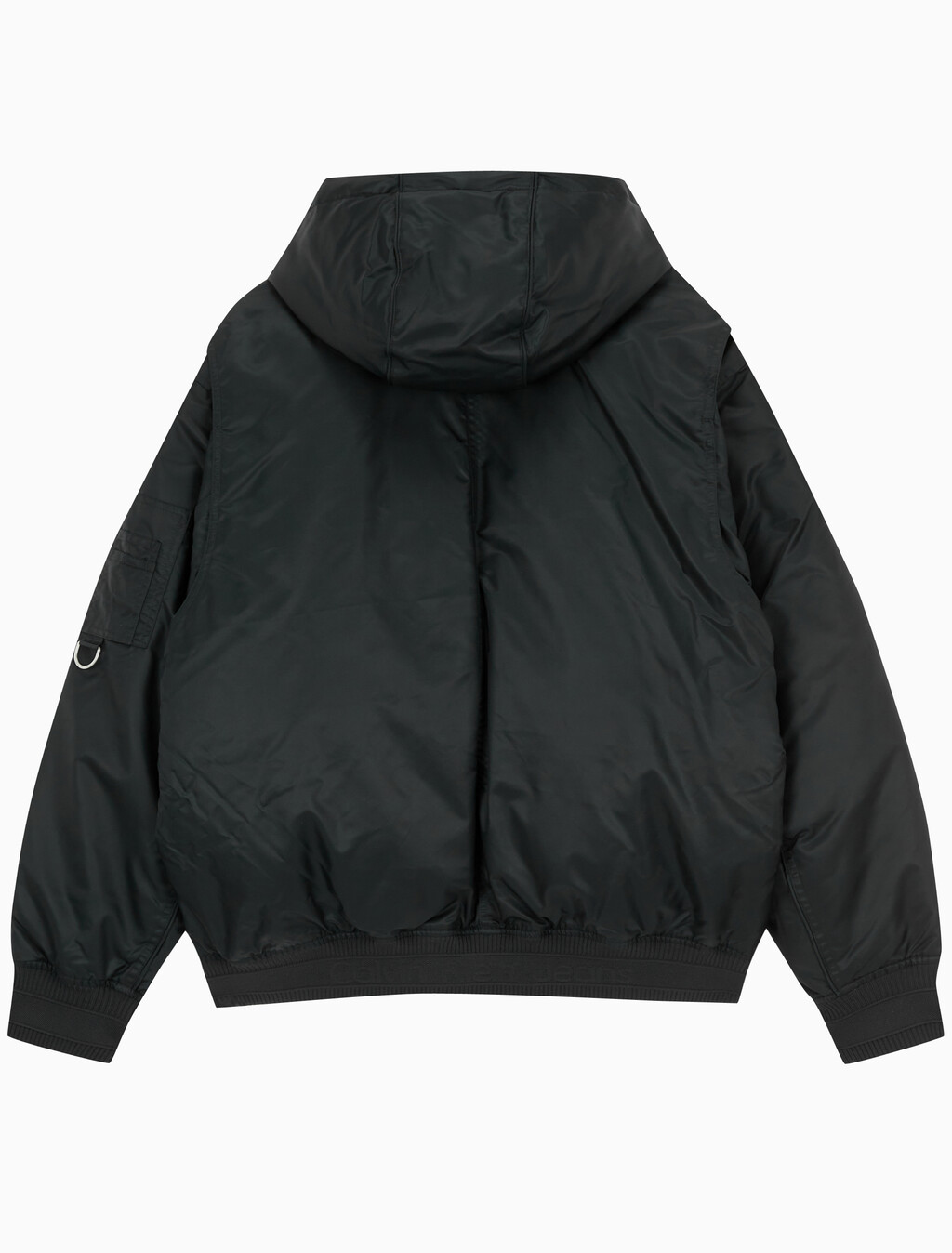 Buy 남성 후디 보머 다운 자켓 in color CK BLACK