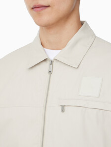 Buy 남성 릴렉스핏 지퍼 카라 자켓 in color LIGHT BEIGE