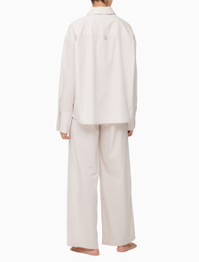 Buy 여성 포플린 슬립 롱슬리브 탑 in color LIGHT PINK
