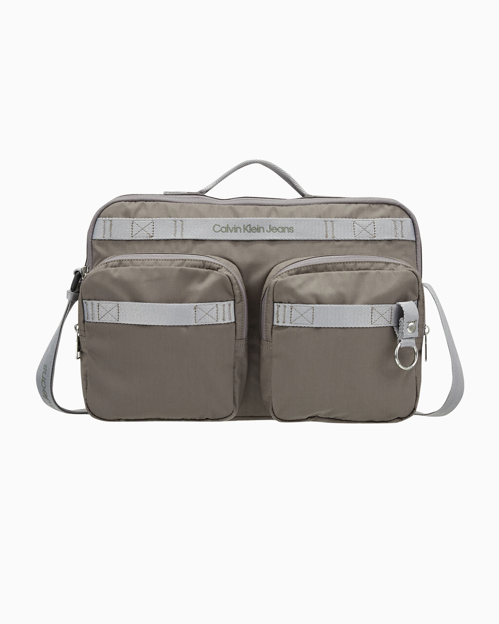 Buy 남성 CKJ 울트라라이트 크로스백 in color KHAKI GREY
