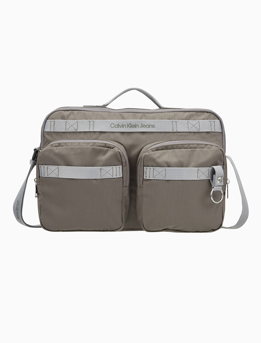 Buy 남성 CKJ 울트라라이트 크로스백 in color KHAKI GREY